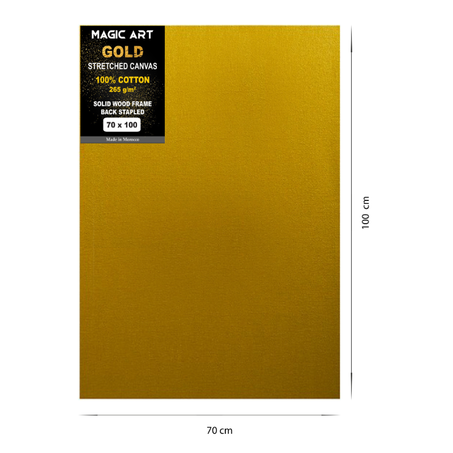 Toile Magic Art Gold 70x100 cm