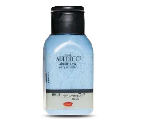 Peinture acrylique ARTDECO 75ml Bleu hydrogéné 3061