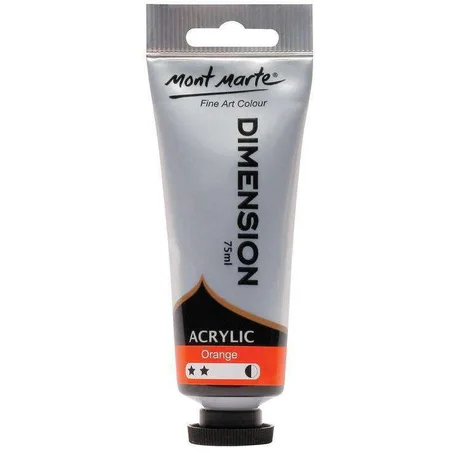 Peinture acrylique Mont Marte Dimension 75ml Orange