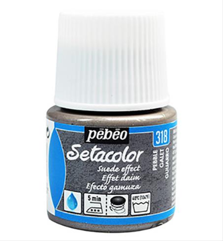 Peinture tissu setacolor Pebeo 45ml Galet N°318