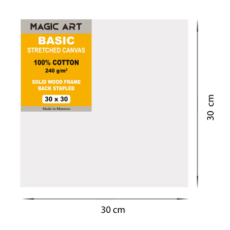 Toile Magic Art Basic 30x30 cm