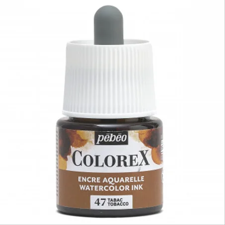 Encre aquarelle Colorex Pebeo 45ml Tabac