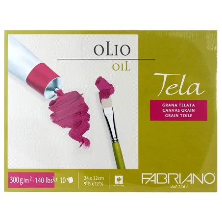 Bloc Tela Fabriano 24x32cm 300gr grain de toile