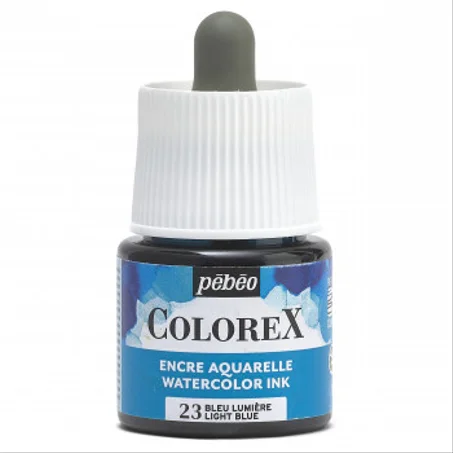 Encre aquarelle Colorex Pebeo 45ml Bleu lumière