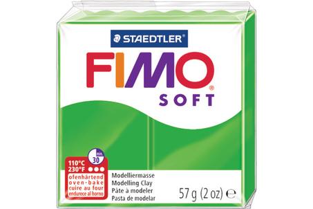 Pate polymère Fimo Soft Staedtler 57g Vert tropical