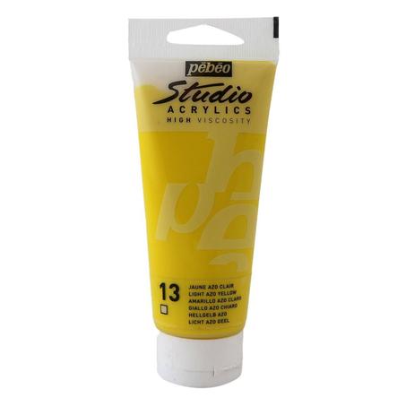 Peinture acrylique Pebeo 100ml Jaune azo clair N°13