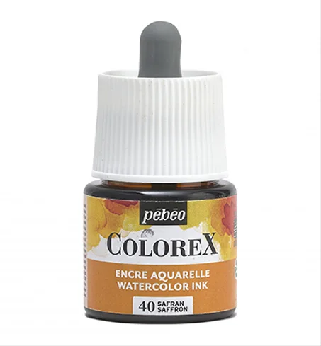 Encre aquarelle Colorex Pebeo 45ml Safran