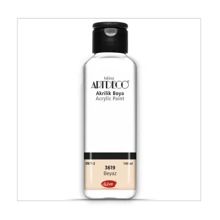 Peinture acrylique ARTDECO 140ml Blanc 3619