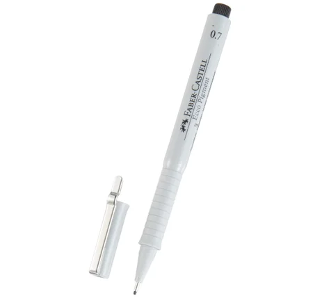 Ecco pigment Faber-Castell noir 0.7