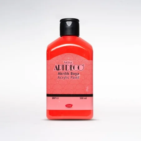Peinture acrylique ARTDECO 500ml Rouge tomate 3043