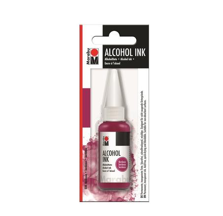 Encre alcool Marabu 20ml Bordeaux