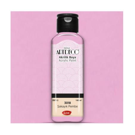 Peinture acrylique ARTDECO 140ml Rose crayon 3018