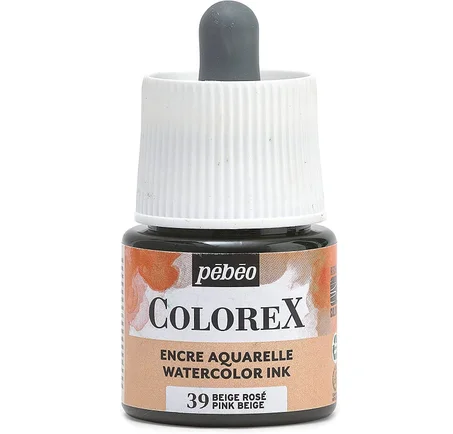 Encre aquarelle Colorex Pebeo 45ml Beige rosé