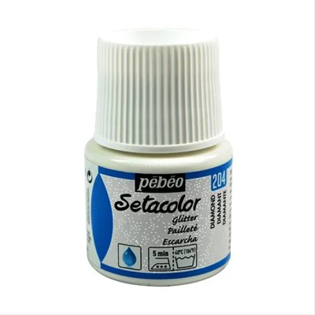 Peinture tissu setacolor Pebeo 45ml Diamant N°204