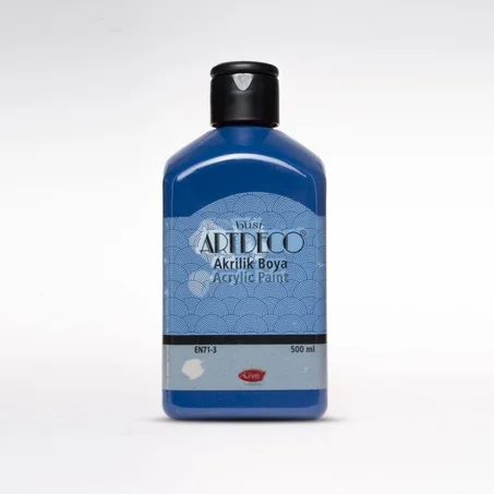 Peinture acrylique ARTDECO 500ml Bleu foncé