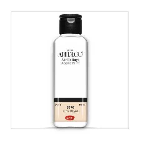 Peinture acrylique ARTDECO 140ml Blanc cassé 3670