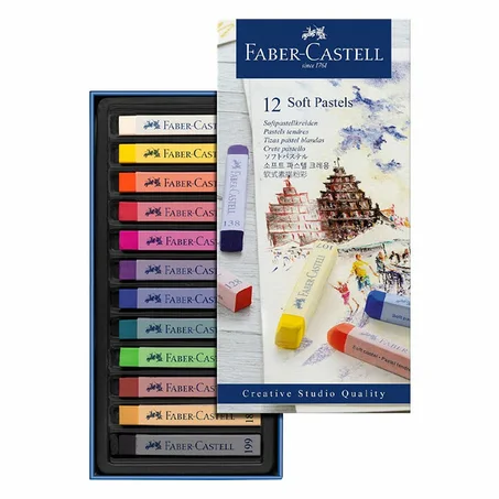 Pastels Soft Faber-Castell 12 couleurs