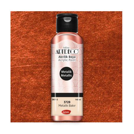 Peinture acrylique ARTDECO 140ml Cuivre 3728