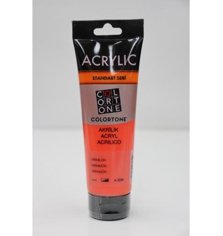 Peinture acrylique Colortone 120ml Vermillon