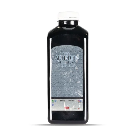 Peinture acrylique Artdeco 1L Noir 3618