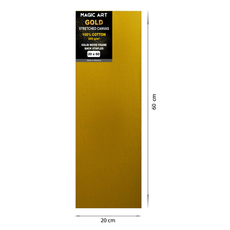 Toile Magic Art Gold 20x60 cm