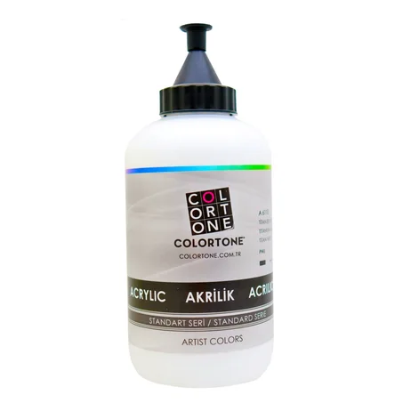 Peinture acrylique Colortone 650ml Blanc de titane