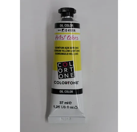 Peinture à l'huile Colortone 37ml Jaune cadmium clair imit