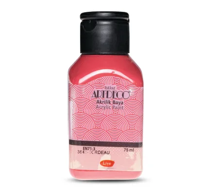 Peinture acrylique ARTDECO 75ml Bordeaux 3643