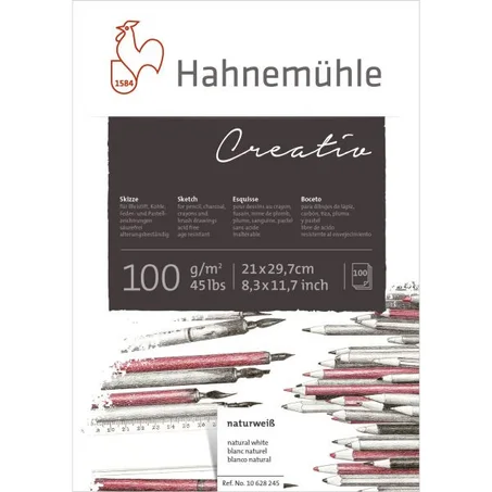 Bloc esquisse Hahnemuhle A4 100 gr 100 feuilles