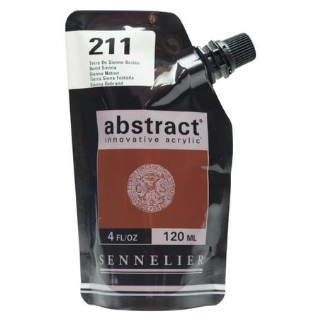 Peinture acrylique Sennelier Terre de sienne brûlée 120ml