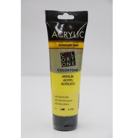 Peinture acrylique Colortone 120ml Jaune azo citron
