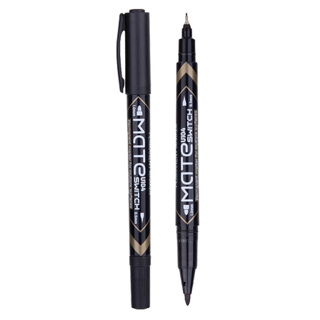 Feutres double pointes deli noir