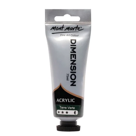 Peinture acrylique Mont Marte Dimension 75ml Terre verte