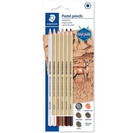 Set de 6 crayons Pastel Staedtler