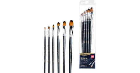 Set de 6 pinceaux deli longue manche