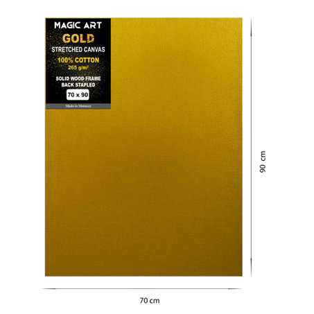 Toile Magic Art Gold 70x90 cm