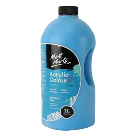 Peinture acrylique Mont Marte 1L Bleu céruléum
