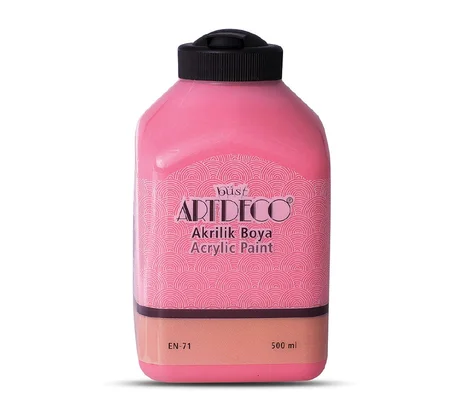 Peinture acrylique ARTDECO 500ml Rose chaud 3017