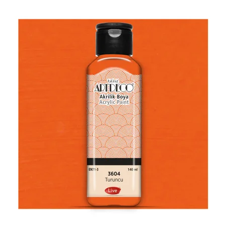 Peinture acrylique ARTDECO 140ml Orange 3603