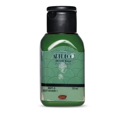 Peinture acrylique ARTDECO 75ml Vert kaki 3027