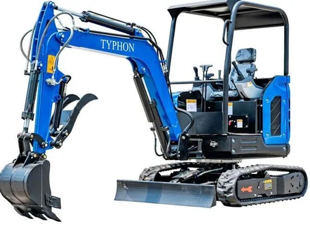 TYPHON TERROR X2 STORM Mini Excavator 2.5 Ton Diesel Kubota V1505 25HP Engine US