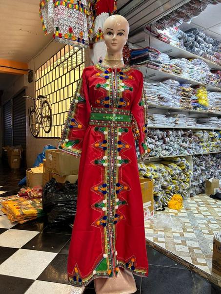 قفطان سوسي مطروز عمارة