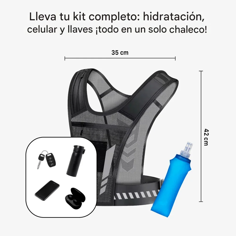 🏃‍♂️ COLETE ULTRALIGERO DE CORRIDA PROFESIONAL 🏃‍♀️