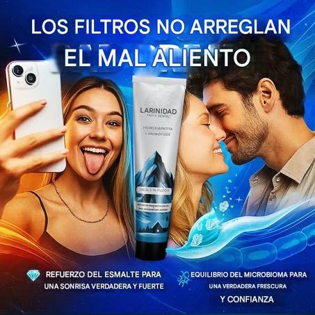 Pasta dental remineralizante con flúor Larinece