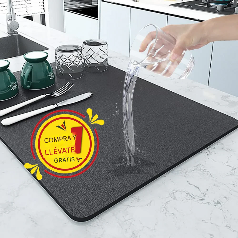 Escurreplatos impermeable y antideslizante