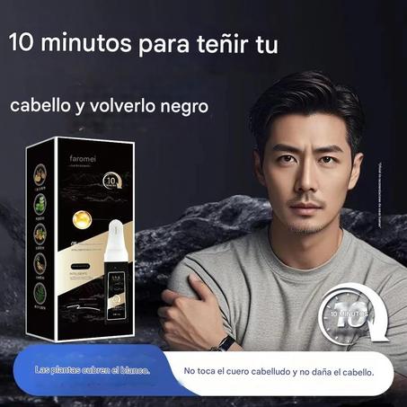 Portable safe hair dye comb