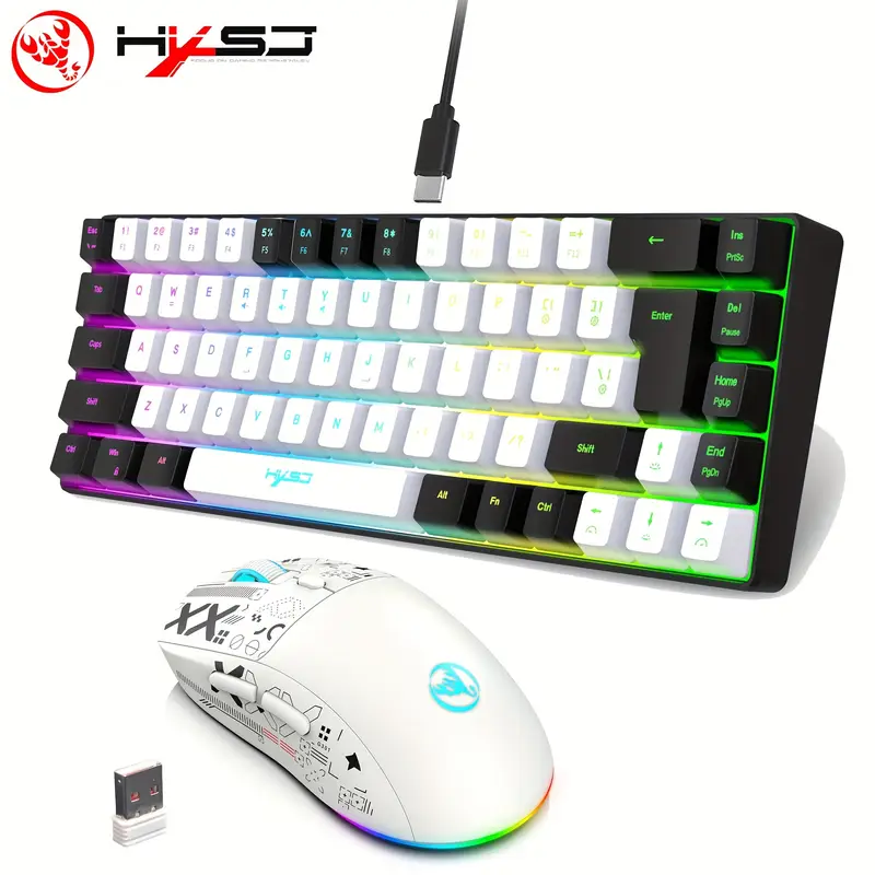 مجموعة لوحة مفاتيح وفأرة HXSJ-Game