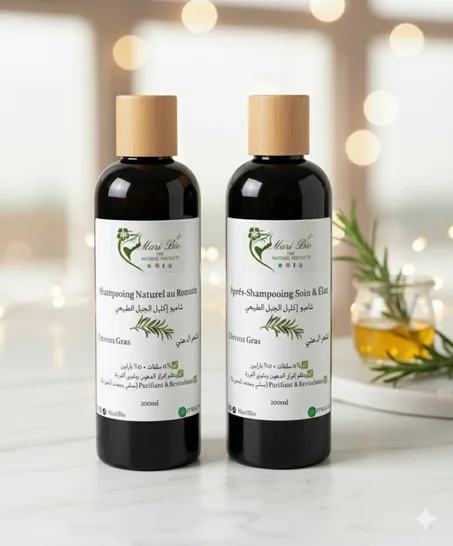 مجموعة "الآزير" للعناية المتكاملة بالشعر الدهني 🌿🚿