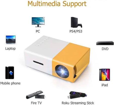 Mini projector Led جهاز عرض الشاشة على الحائط