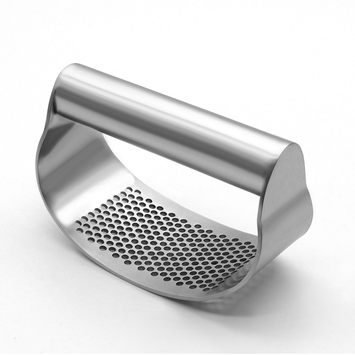 EcoJeannie Garlic Press, Stainless Steel (Square Holes), GP0001